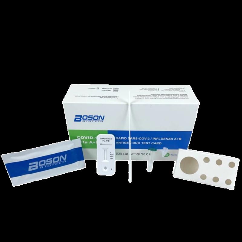 Експрес-тест для визначення антигена до вірусу COVID-19 та грипу А+В (1N41C5, Boson)